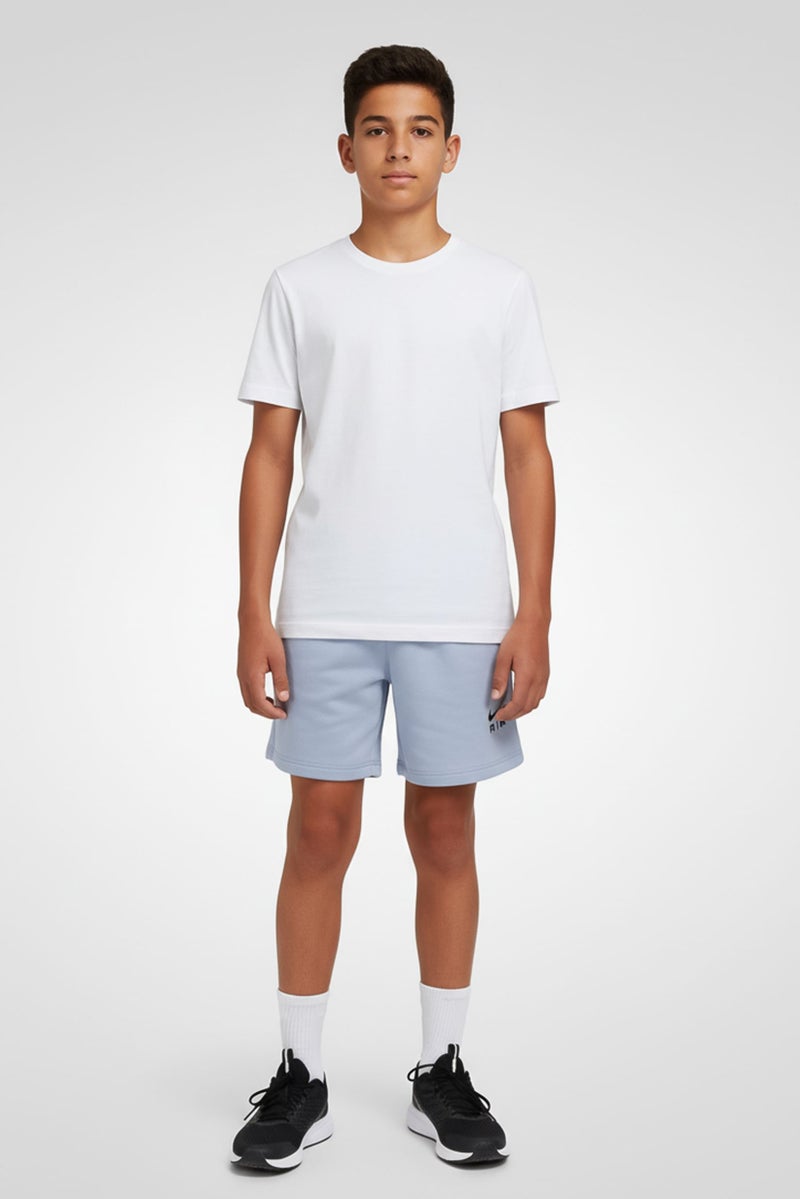 Nike Kids Boy Sportswear Fit Outdoor Shorts, Light Blue - Image 1